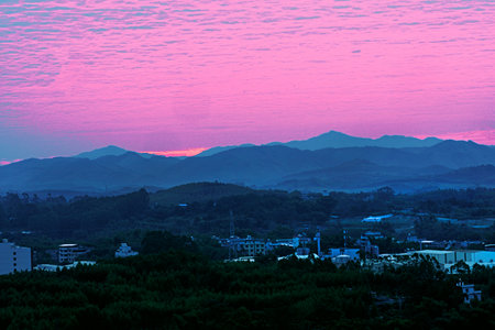 Jiahe City Sceneryの写真素材