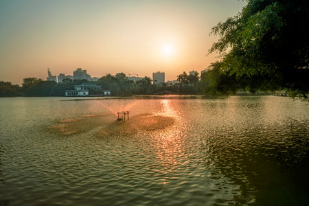 Bailongtang Sunriseの写真素材
