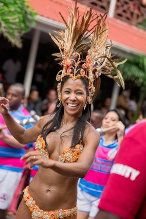 International Carnival in Victoria, Seychelles, 9 February 2013のeditorial素材