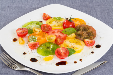 Colorful Tomato salad の写真素材