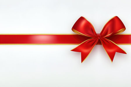 The perfect finishing touch to any present, this ribbon symbolises Festive Celebrations..の素材