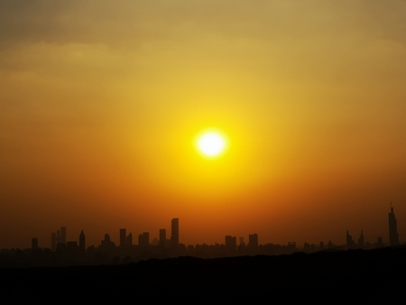 sunset sceneryの写真素材