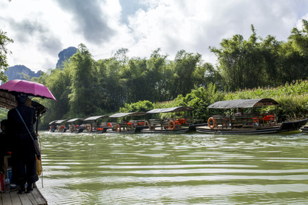 Mingshi garden sceneryのeditorial素材