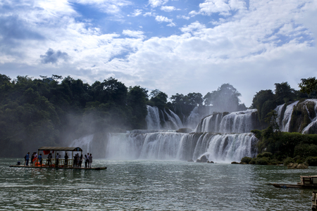 Detian water Falls sceneryのeditorial素材