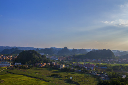 Yilingyan sunsetの写真素材