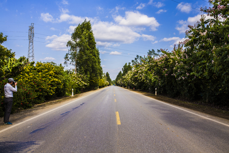 Road landscapeのeditorial素材