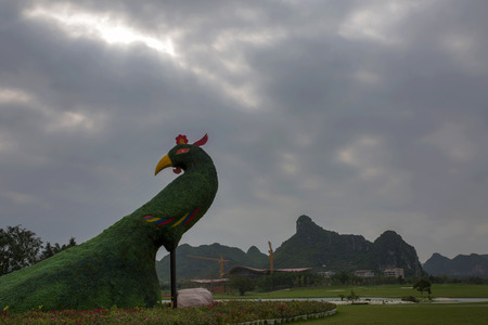 Huashan National Park scenery at China.のeditorial素材