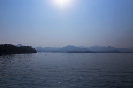 Hangzhou West Lakeの写真素材