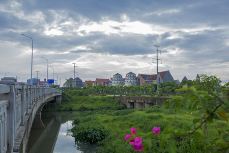 Nanning European style garden sceneryの写真素材