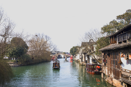 Wuzhen XiZha sceneryのeditorial素材