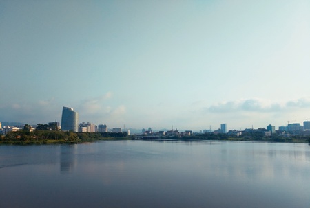 Xin Wei River in the morning