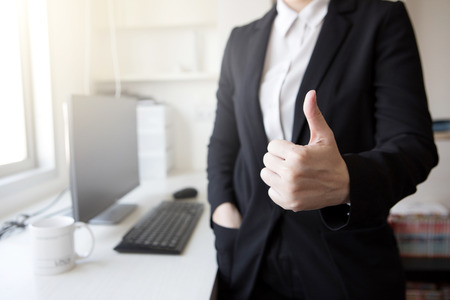 business work success thumb up deal meeting office ecommerce smeの写真素材