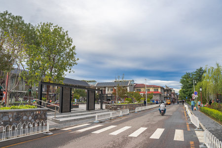 Humanities and Traditions in Rural Streetsのeditorial素材