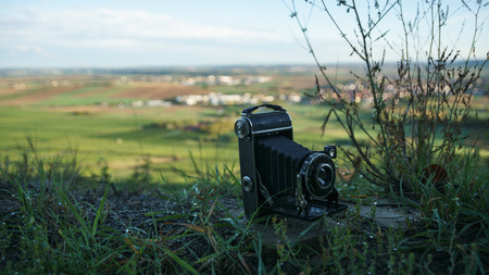 Prehistoric Camera in Natureの写真素材