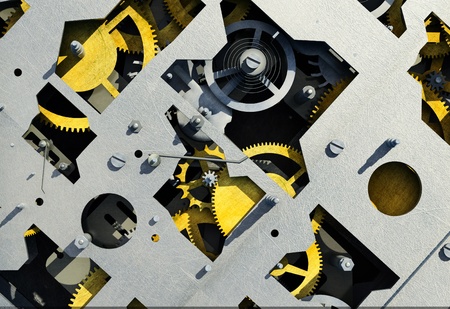 Internal device of mechanical clock  