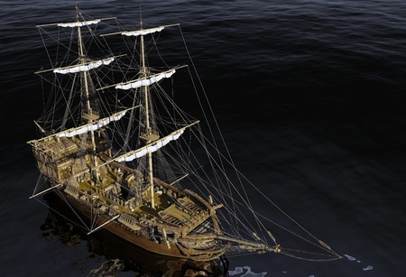 Type of sailing at sea.