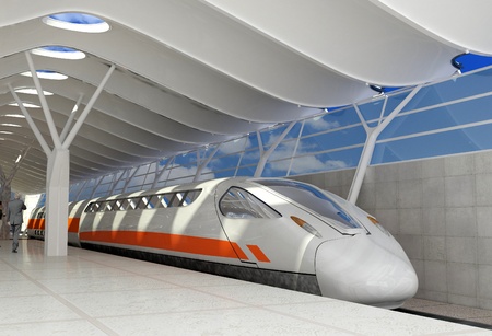 Transport to be by the railway の写真素材