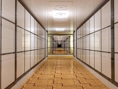 The interior of a modern office.の写真素材