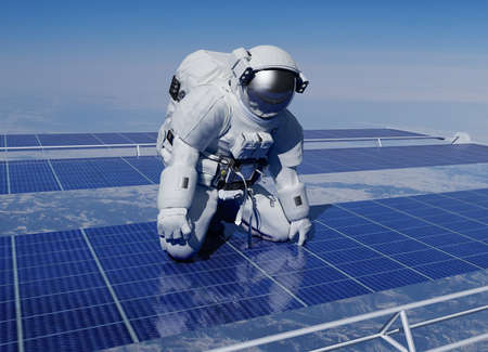 Graphical representation of a cottage., 3d renderの写真素材