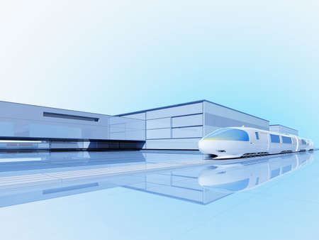 New technologies on a white background, 3d render