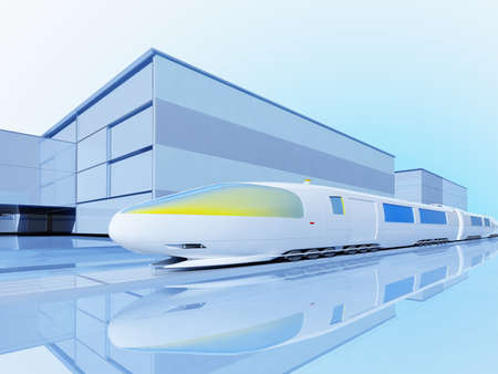 New technologies on a white background, 3d render