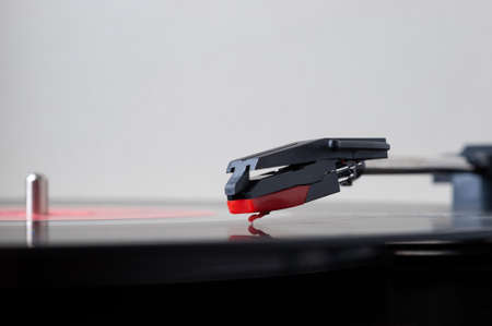 Stereo turntable analog retro vintage. Gramophone, audio systemの写真素材