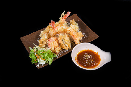 Shrimps tempuraの写真素材