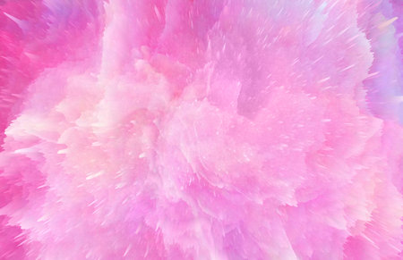 Creative abstract cool universe explosion color backgroundの写真素材