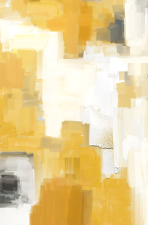 modern minimalist abstract color block oil painting art decorative paintingの写真素材