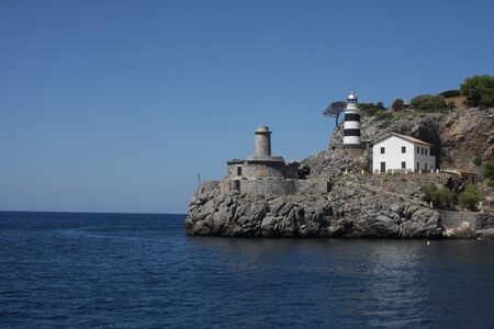 Latern Port de Soller in Mallorcaの写真素材
