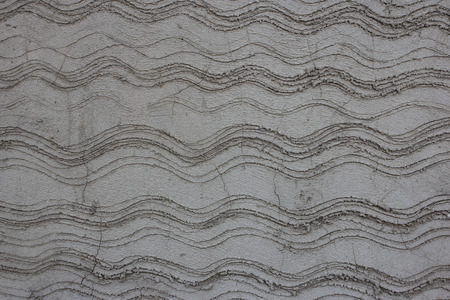 the concrete wall that incomplete from constructionの写真素材
