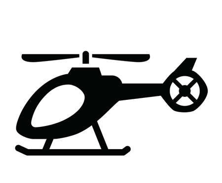 Colorful helicopter with white background new closeup picture. illustration vector vehicle transport army military black silhouette chopper copter technology.の写真素材