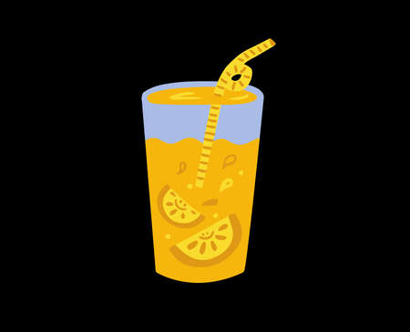 Tasty and delicious juice vector fresh and healthy drink illustration food meal lunch dinner breakfast diet natural ingredientsのイラスト素材