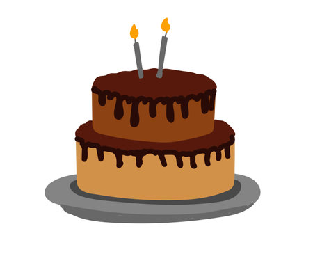 Tasty and delicious sweet cake vector and illustration fresh and healthy food meal drawing lunch dinner breakfast 3d cake cartoonish.のイラスト素材