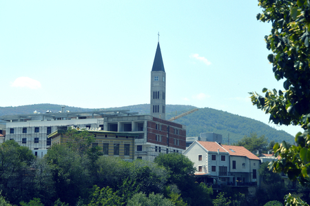 Travel to Europe during summer to Mostar in the Bosnia and Herzegovinaの写真素材