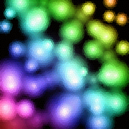 Abstract coloring background with bokeh and visual lighting effects
