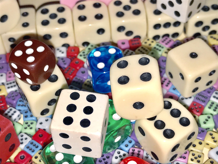 So much different dices on the table