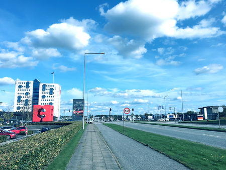 Travel to Europe under summer,Herning in the Denmarkのeditorial素材