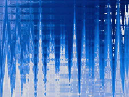 Abstract coloring background of the deformed skies with visual wave and lighting effectsの写真素材