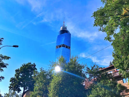 Travel to Europe under summer on holiday,Sarajevo in Bosnia and Herzegovinaのeditorial素材