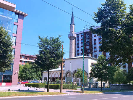 Travel to Europe under summer on holiday,Sarajevo in Bosnia and Herzegovinaのeditorial素材