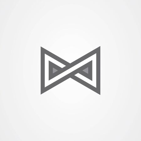 Infinity icon logo vector designのイラスト素材