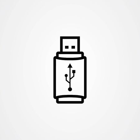 Usb flashdrive icon vector design