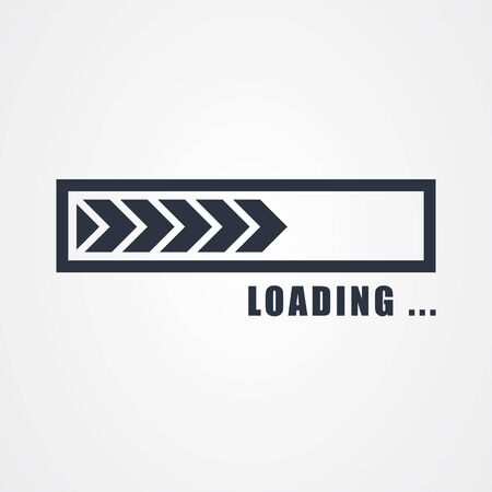 Loading icon vector, loading illustrationのイラスト素材