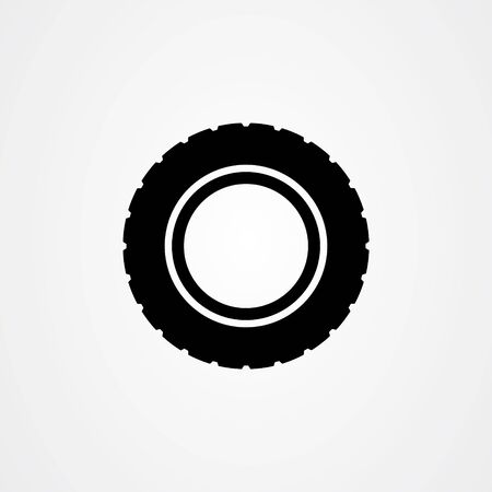 Tire icon logo vector designのイラスト素材