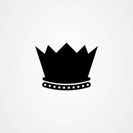 Crown icon symbol vector designのイラスト素材