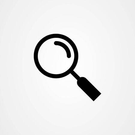 Magnifying glass icon. search symbol vector.のイラスト素材