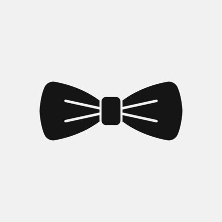 Bow tie icon logo design. simple flat vector illustrationのイラスト素材