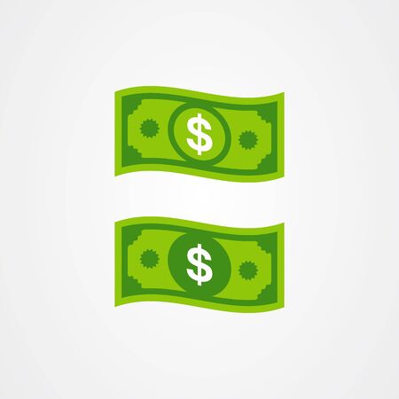 Dollar money icon vector. Cash payment symbol. Dollar sign.のイラスト素材