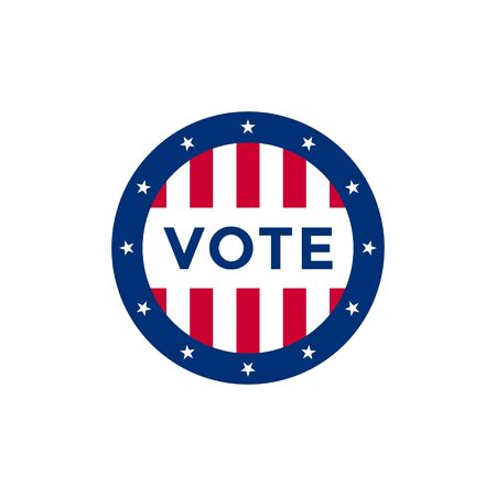 2020 United States of America presidential election vote banner.